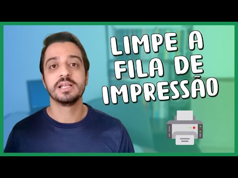 Como posso excluir um documento da fila de impressão HP?