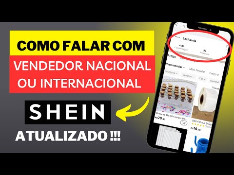 Como posso falar com um vendedor na Shein?