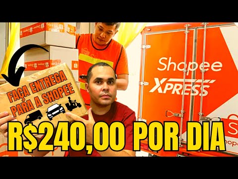 Como posso me tornar um entregador da Shopee na minha cidade?