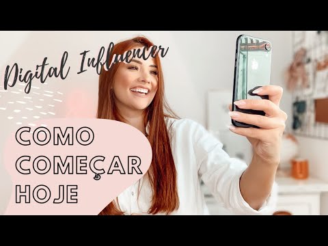 Como posso me tornar um influenciador digital?