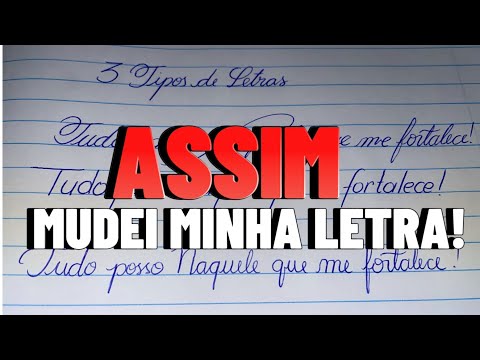 Como posso melhorar a minha letra?