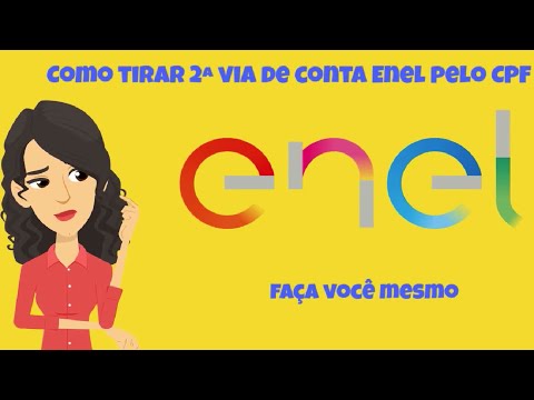 Como posso obter a segunda via da conta Enel?