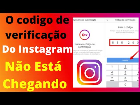 Como posso obter o código de confirmação do Instagram?