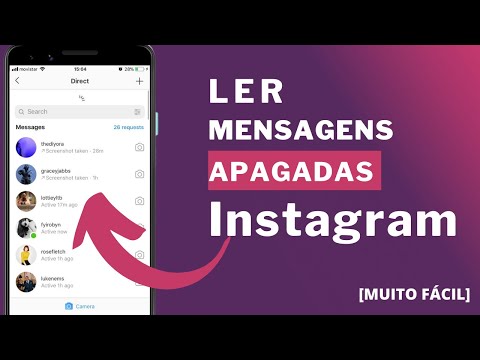 Como posso olhar mensagens apagadas no Instagram?