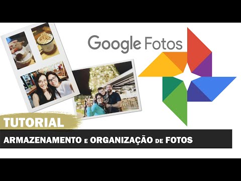 Como posso organizar todas as minhas fotos?