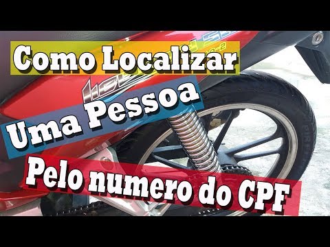 Como posso procurar alguém pelo CPF?