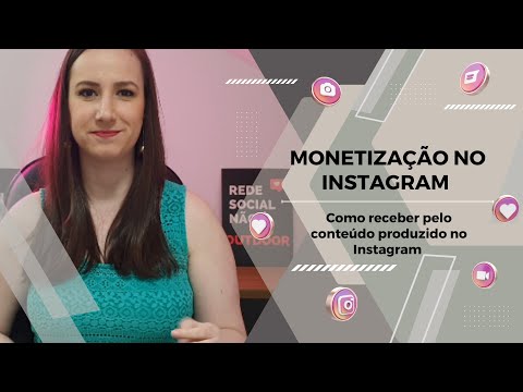 Como posso receber dinheiro do Instagram?