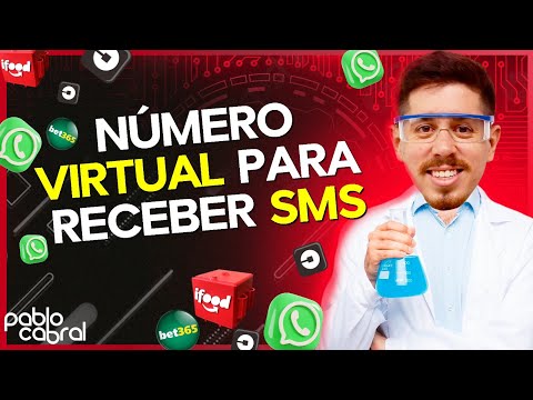 Como posso receber SMS pela internet usando meu número?