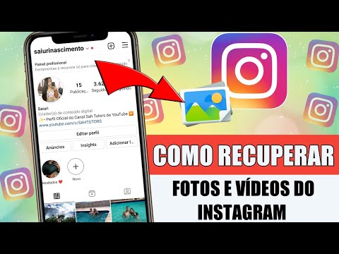 Como posso recuperar fotos antigas do Instagram?