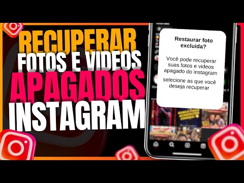 Como posso recuperar fotos apagadas do Instagram?