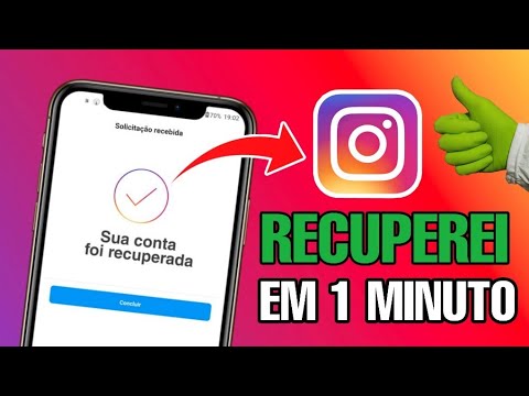 Como posso recuperar minha conta do Instagram usando outro número?