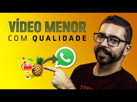 Como posso reduzir o tamanho de um vídeo?