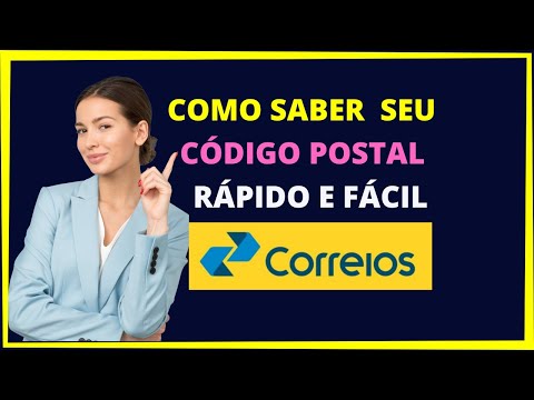 Como posso saber meu código postal?