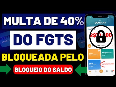 Como posso sacar a multa rescisória do FGTS bloqueado?