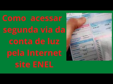 Como posso solicitar a segunda via da Enel SP?