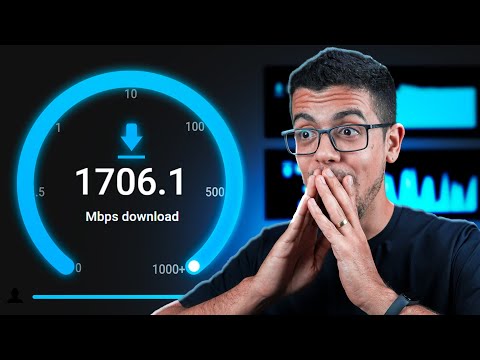 Como posso testar a velocidade da minha internet?