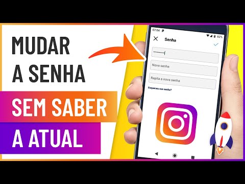 Como posso trocar a senha do Instagram?