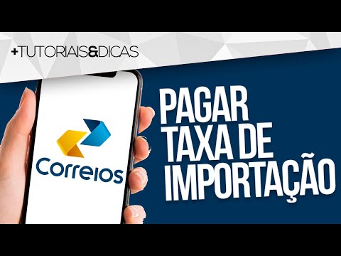 Como posso ver a taxa do correio?