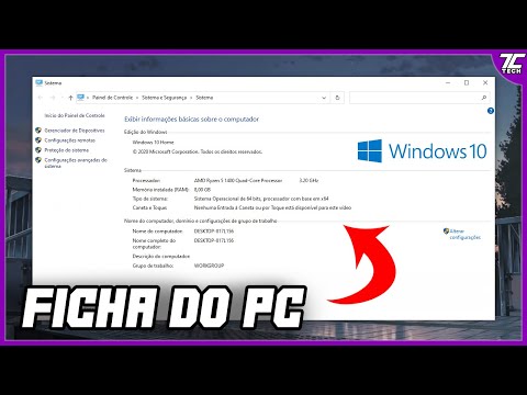 Como posso ver as configurações do meu PC?