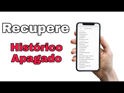 Como posso ver o histórico apagado do celular?