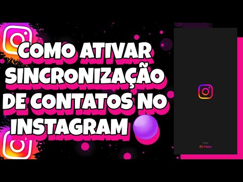 Como posso ver os contatos sincronizados no Instagram?