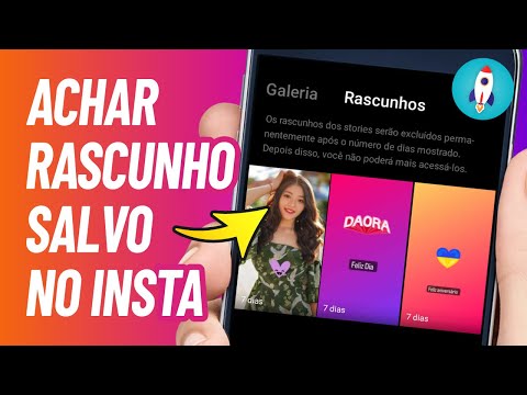 Como posso ver os rascunhos do story do Instagram?