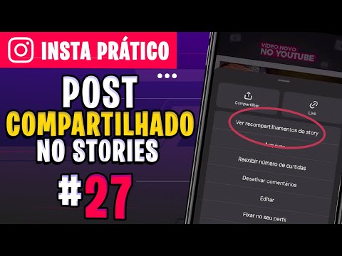 Como posso ver quem compartilhou meu story?