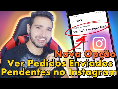 Como posso ver quem eu pedi para seguir no Instagram?