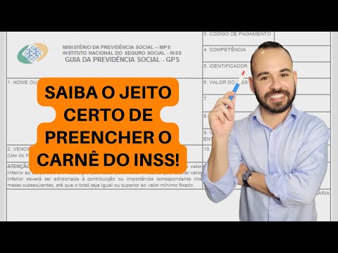 Como preencher o carnê do INSS?