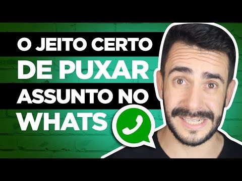 Como puxar papo no WhatsApp?