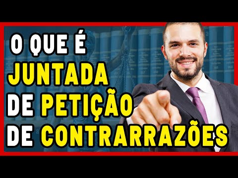 Como realizar a juntada da petição de contrarrazões?