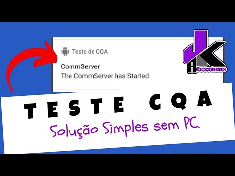 Como realizar um teste de CQA no celular?