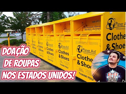 Como receber doações de roupas usadas do exterior?