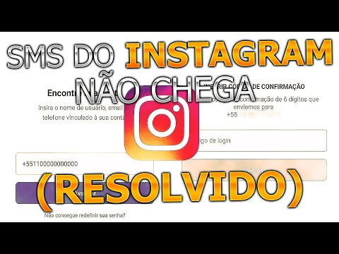 Como receber SMS do Instagram?