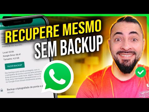 Como recuperar conversas de 1 ano atrás no WhatsApp para Android?