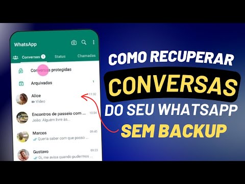 Como recuperar conversas do WhatsApp no Android sem backup?