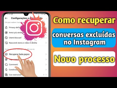 Como recuperar mensagens apagadas do Instagram?