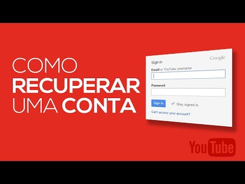 Como recuperar minha conta no YouTube se esqueci o e-mail?