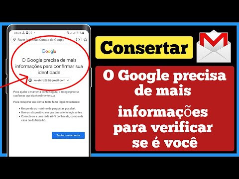 Como recuperar sua conta do Google respondendo perguntas?