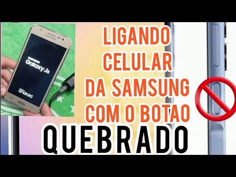 Como reiniciar o celular Samsung se o botão power está quebrado?