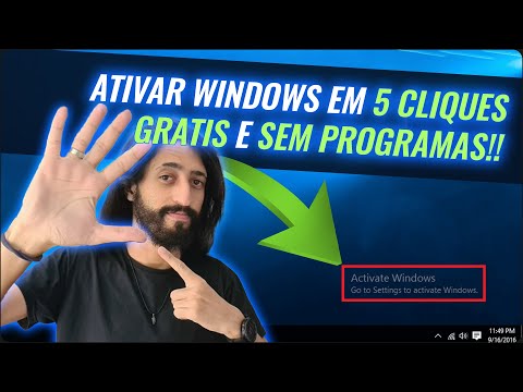 Como remover ou ativar o Windows?