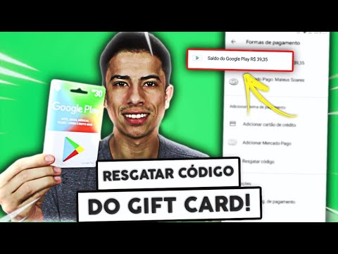 Como resgatar um código do Google Play?