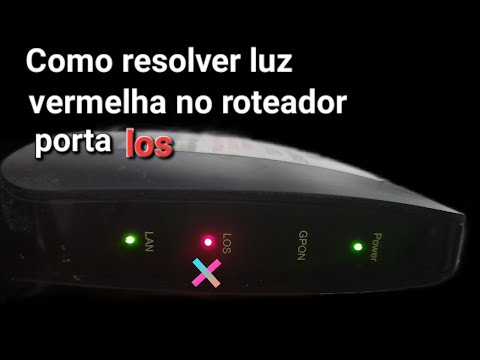 Como resolver a luz vermelha no roteador?