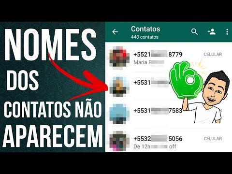 Como resolver o problema de sem nome no WhatsApp?