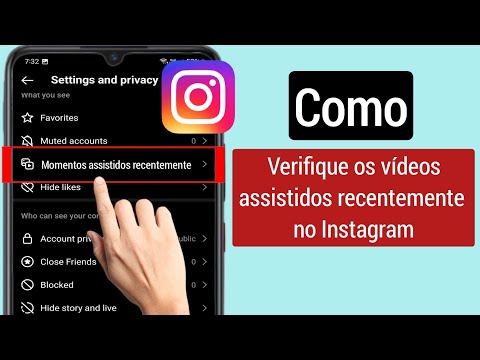 Como rever vídeos do Instagram?