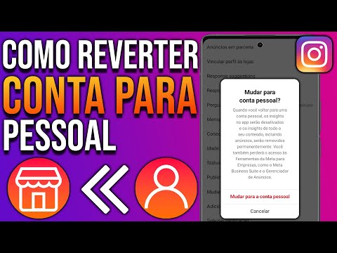 Como reverter o Instagram para conta pessoal?