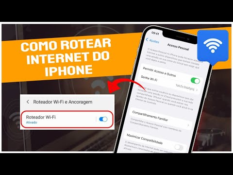 Como rotear a internet no iPhone?