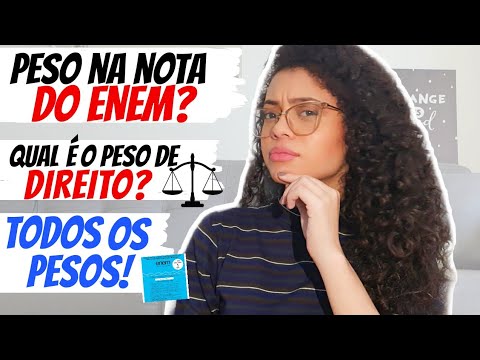 Como saber qual é o peso da nota do ENEM?