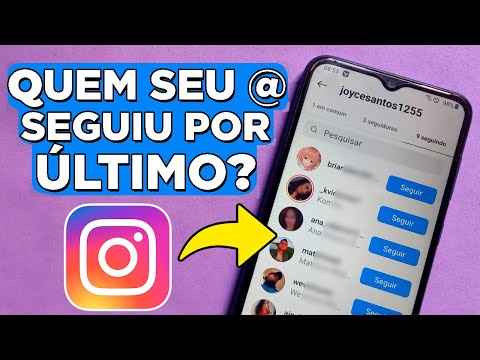 Como saber quem começou a seguir você recentemente?