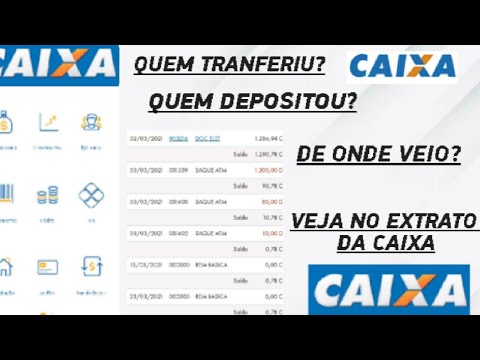 Como saber quem fez um depósito na minha conta da Caixa?